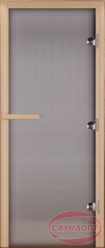 СИЛА АЛТАЯ "САТИН " дверь стекло матовое 80х200см (лиственная), 3 петли