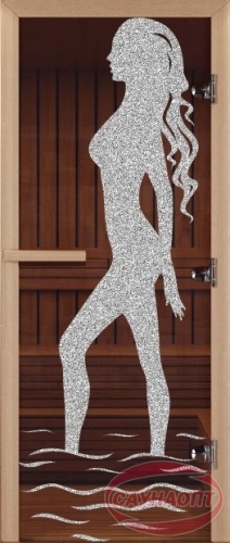 СИЛА АЛТАЯ "ПЛЯЖ" дверь стекло бронза прозрачная 70х190см (лиственная), 3 петли