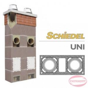 Керамический дымоход Schiedel UNI двухходовой с вент. каналом