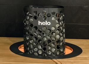 Монтажный фланец Helo Himalaya, сталь черная, d 600 mm