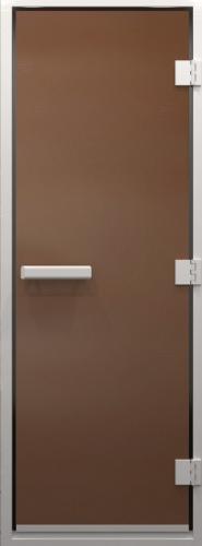 Дверь для хаммама Doorwood бронза матовая 70х190