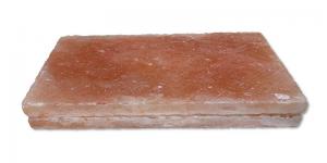 Гималайская соль плитка  (отборная категория) 20х10х2,5 см гладкая с пазом
