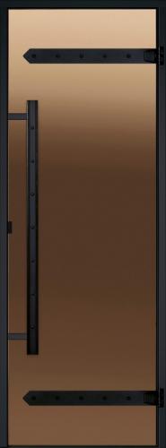 Дверь Harvia Legend STG 7*19  сосна/бронза