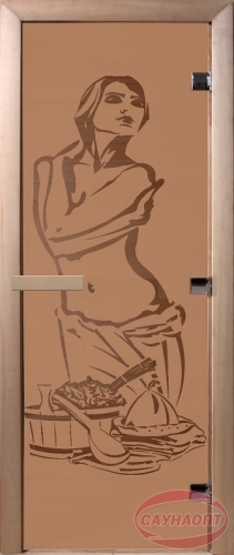 DOORWOOD "ИСКУШЕНИЕ " дверь стекло бронза матовое 70х190см 
